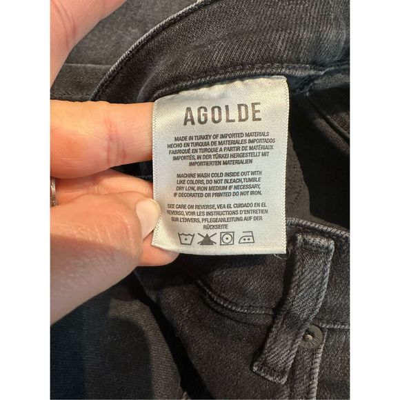 AGOLDE Sophie Black Distressed Jean - Picture 5 of 7